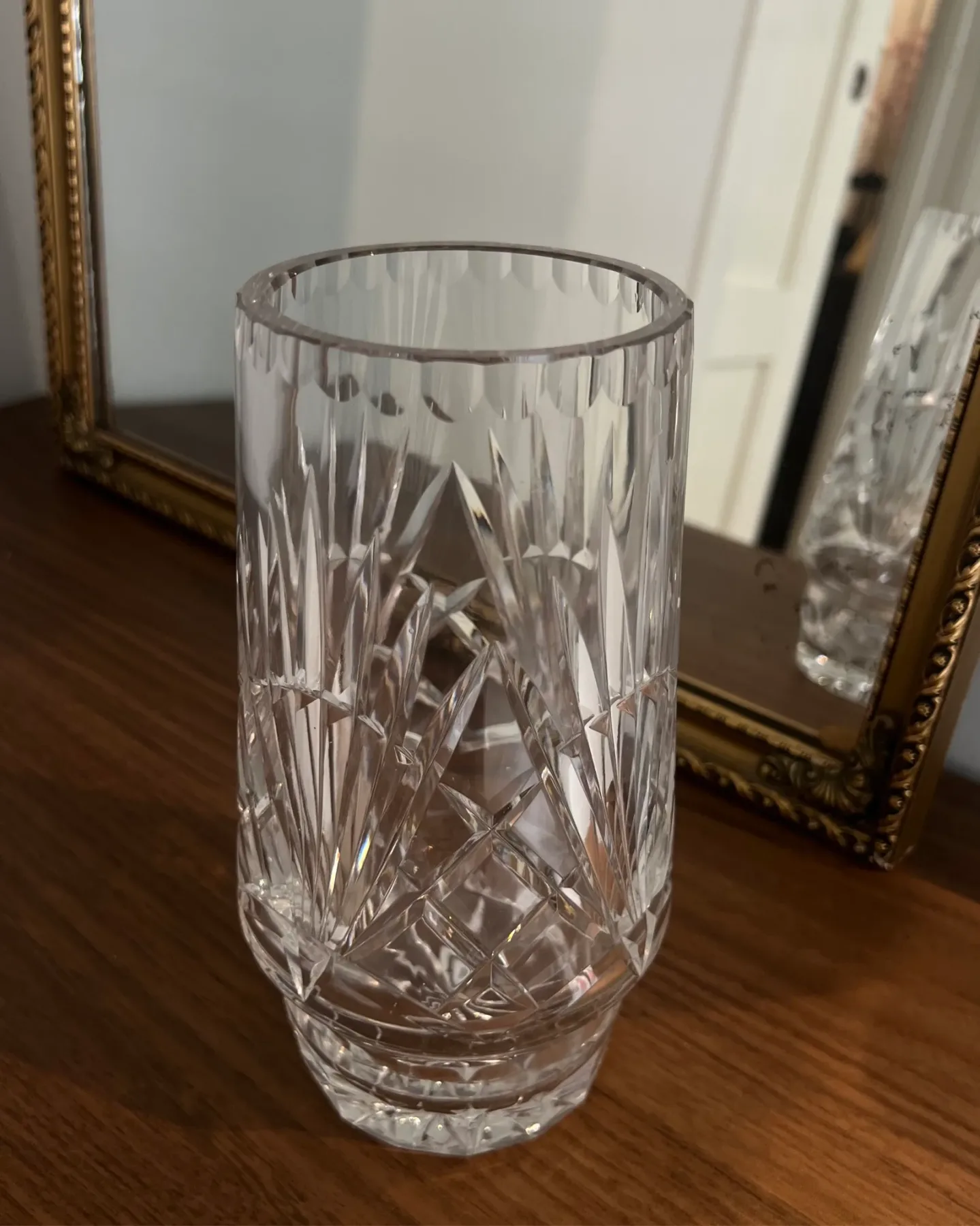 Vase i krystall